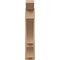 Ekena Millwork 6-in W x 26-in D x 32-in H Balboa Slat Rough Cedar Woodgrain TimberThane Outlooker, Primed Tan OUTUR060X26X32BOA24RCPR - alternate 3